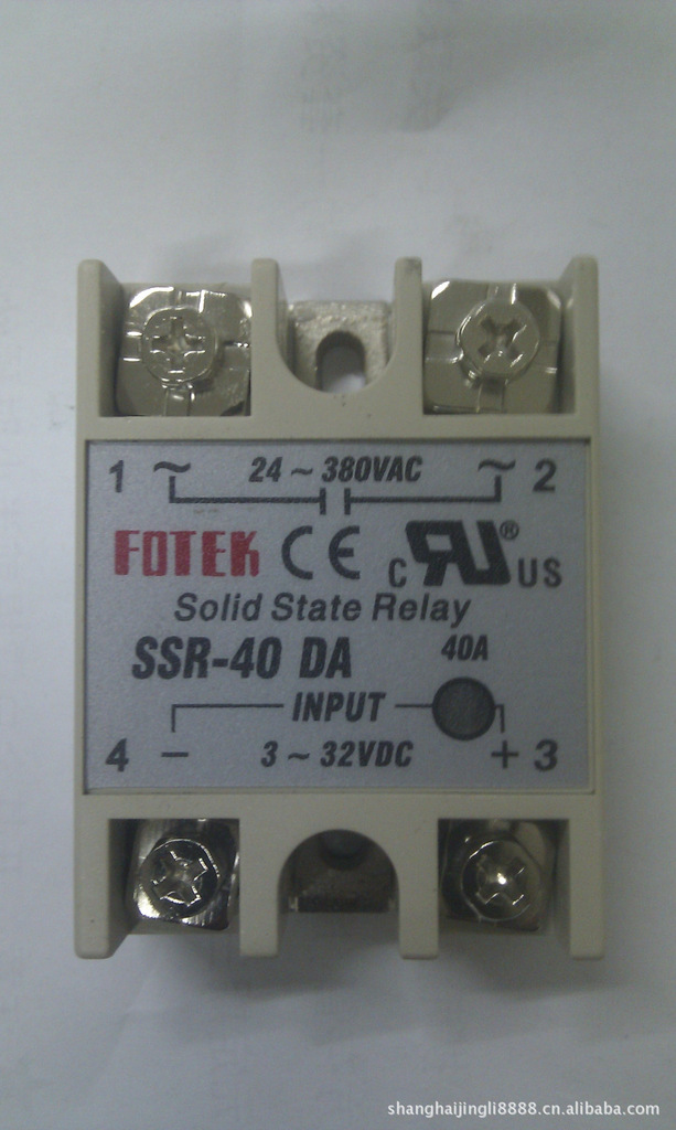 高性能40A固态继电器SSR-40DA-H 厂家直供，工业控制优选